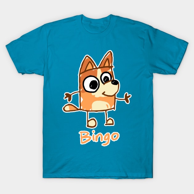 Bingo Doodle T-Shirt by Pandadattarry